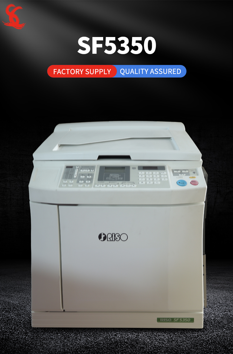Digital Duplicator SF5350 Experience Enhanced Printing Efficiency With Riso Premium Refurbished High-Speed Scanner Machine manufacture