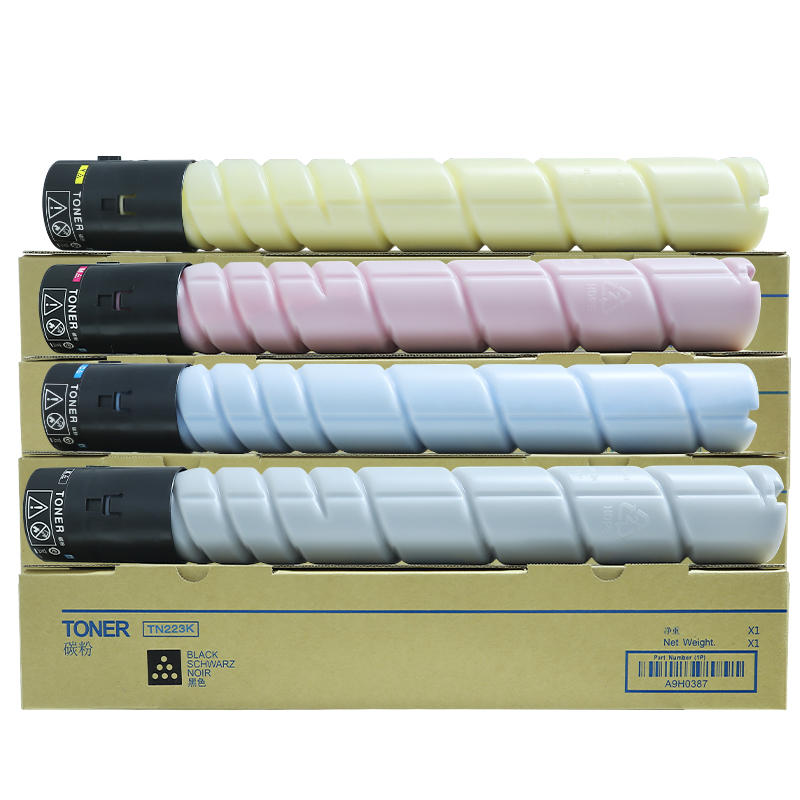 TN223 Copier Color Toner Compatible for Konica Minolta Bizhub C226 256 266 7222 7226 ADC225 265 Toner Cartridge